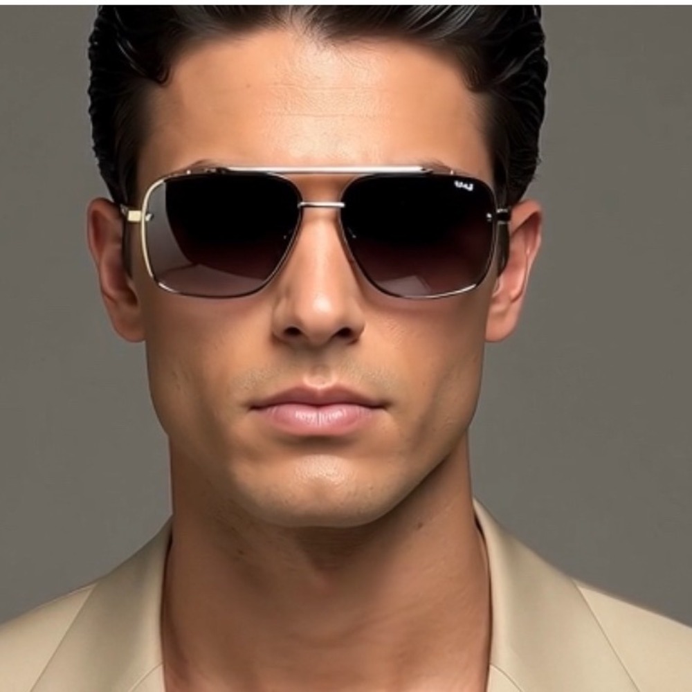 Aviator Sunglasses for‎ Men Steampunk Sunglasses Shades Driving Eyewear Elegant